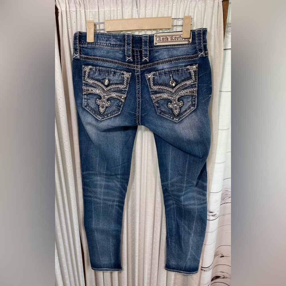 👖Rock Revival Size 26 Celinda Skinny Ankle Med Wash Jeans - Picture 4 of 16